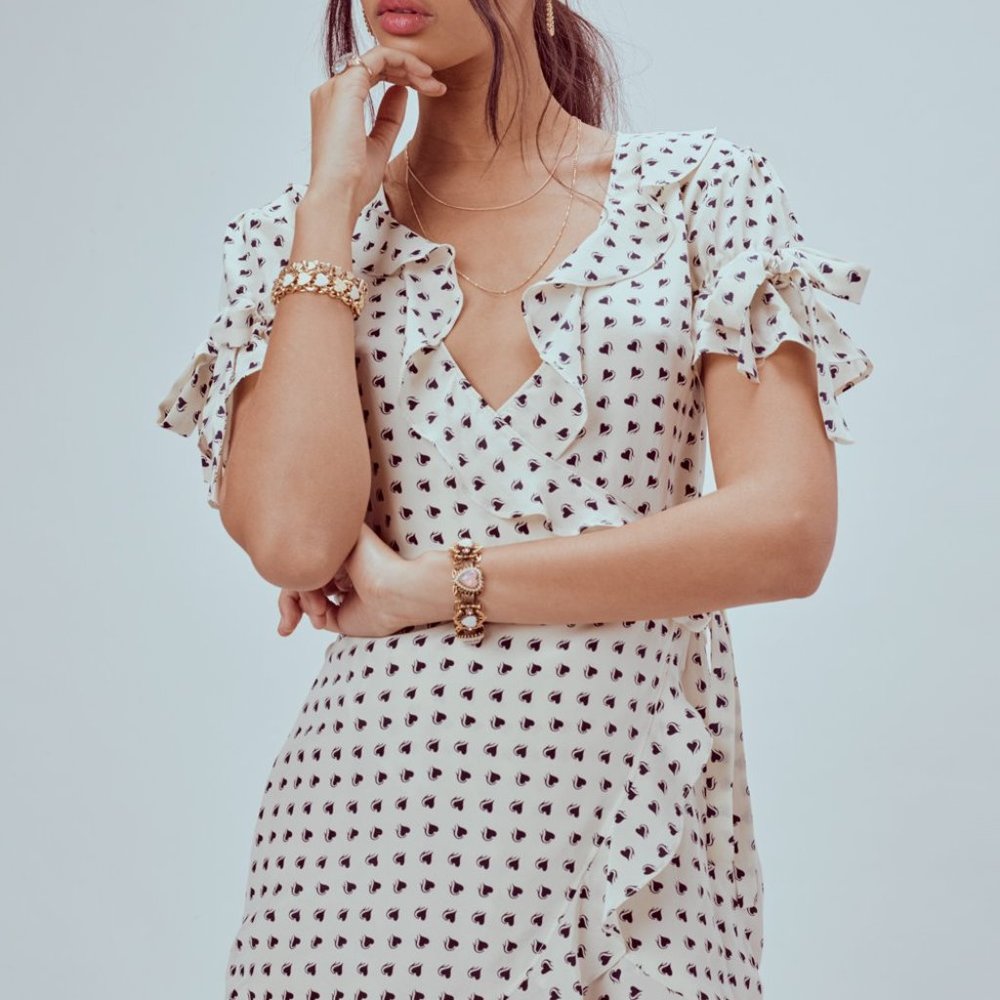 For Love and Lemons Sweetheart Wrap Mini S - Picture 4 of 4